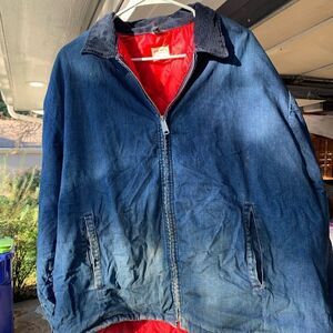 Penneys Vintage Big Mac Denim Lined Jacket Chore Coat.